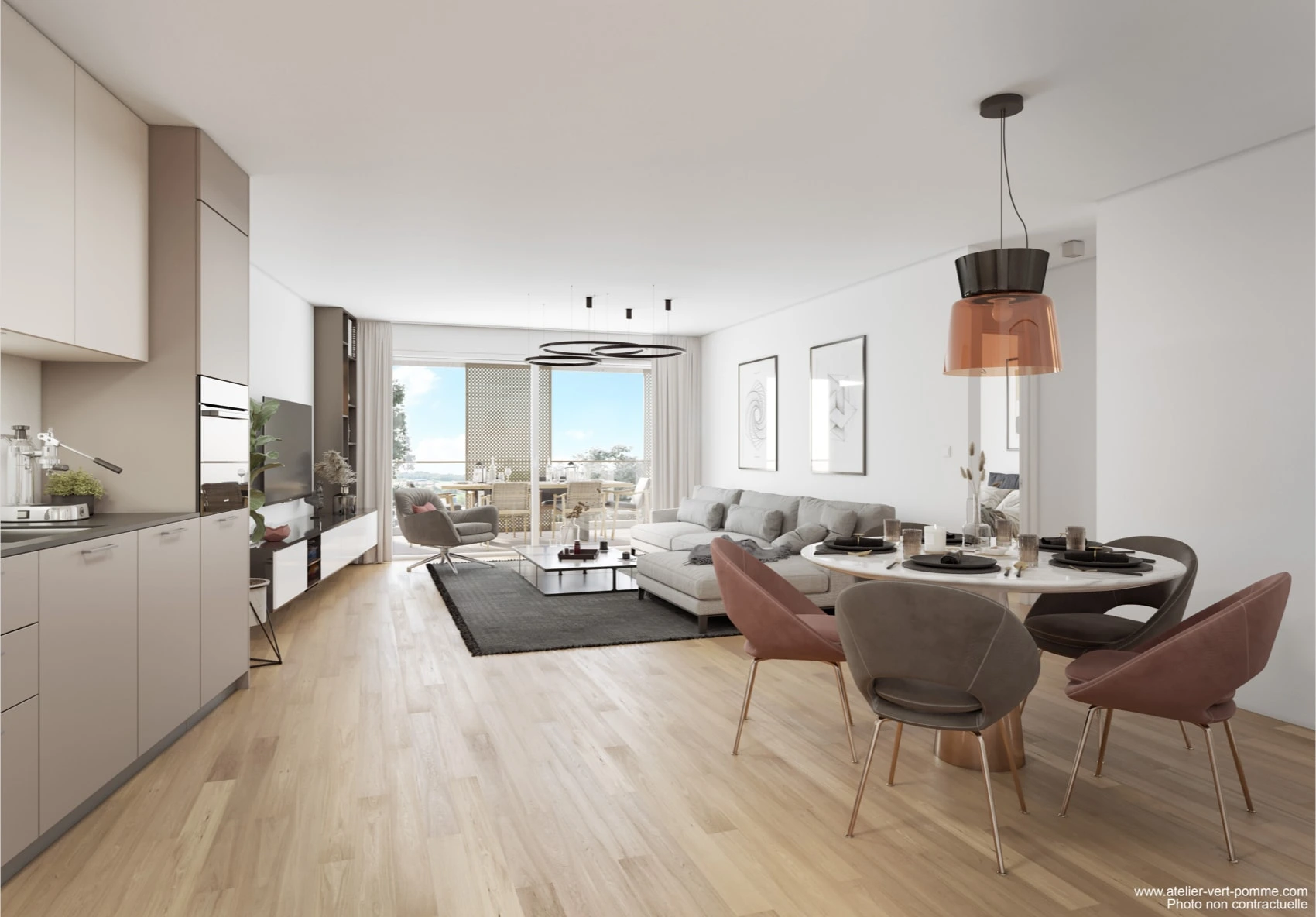 Photo de l'intérieur d'un appartement