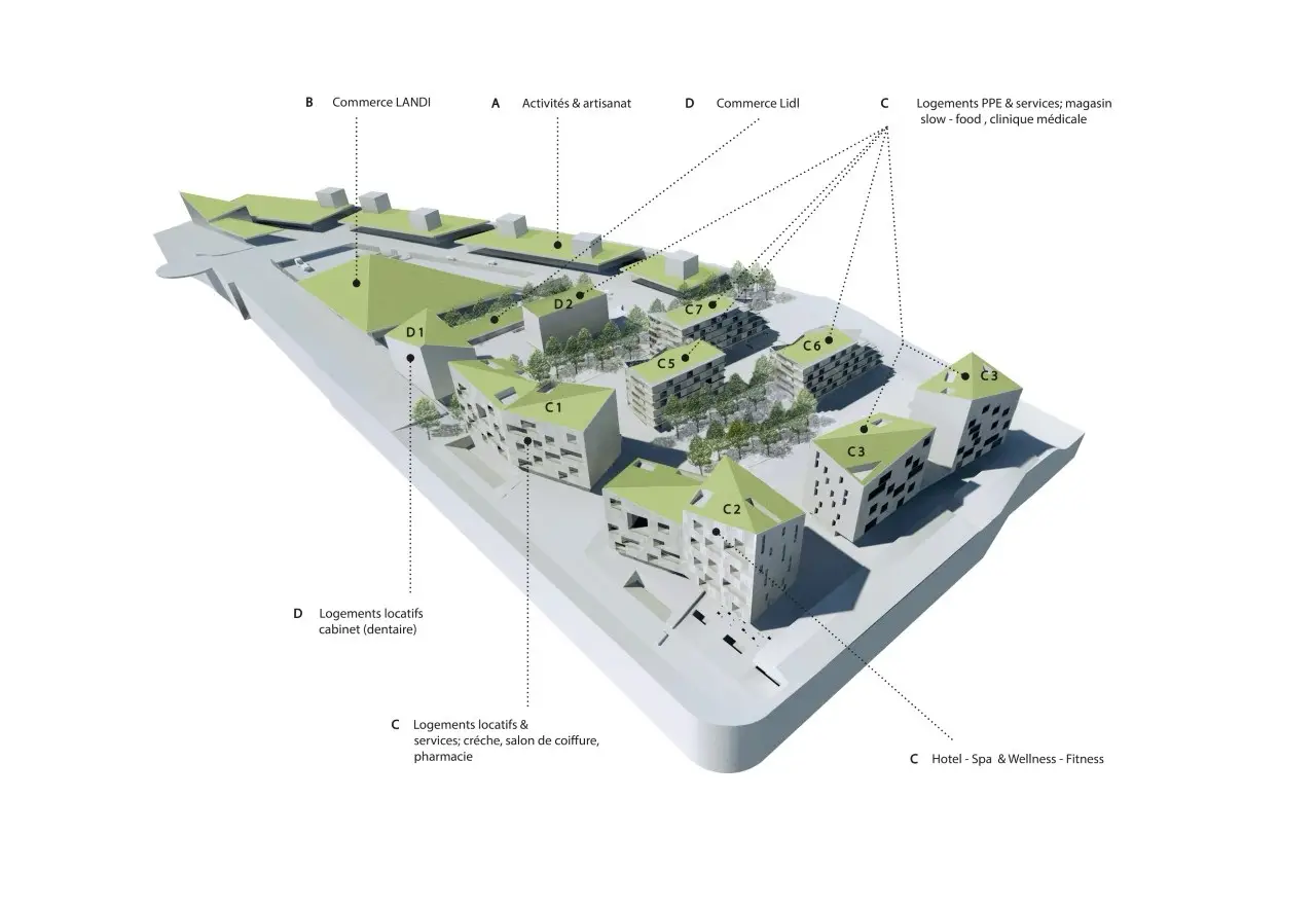 Image illustrant le plan du quartier